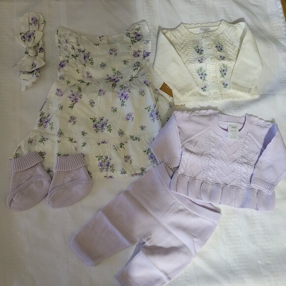 Gymboree Home Grown 100% organic Cotton up to 7 lb. Lot NWT - Picture 8 of 11